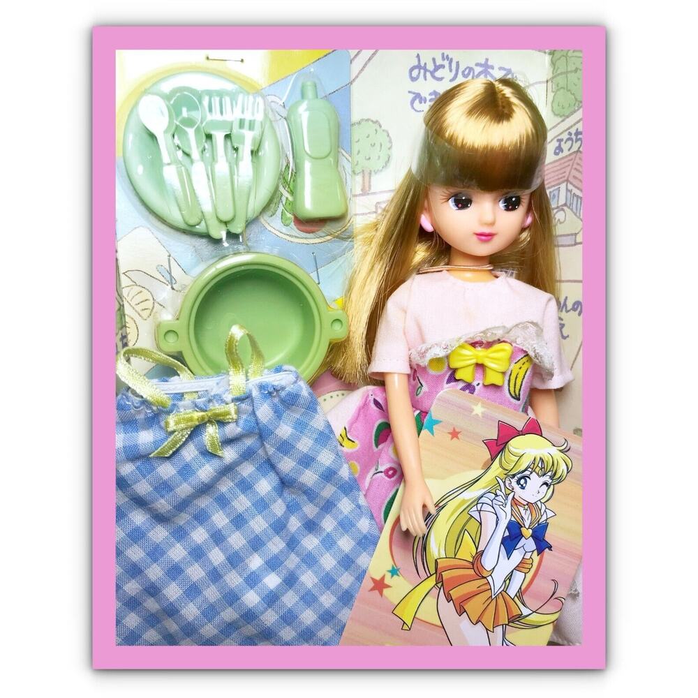 Vtg 1987 Takara Japan 4th Generation Licca Licca-chan Cooking Kitchen Set Jenny